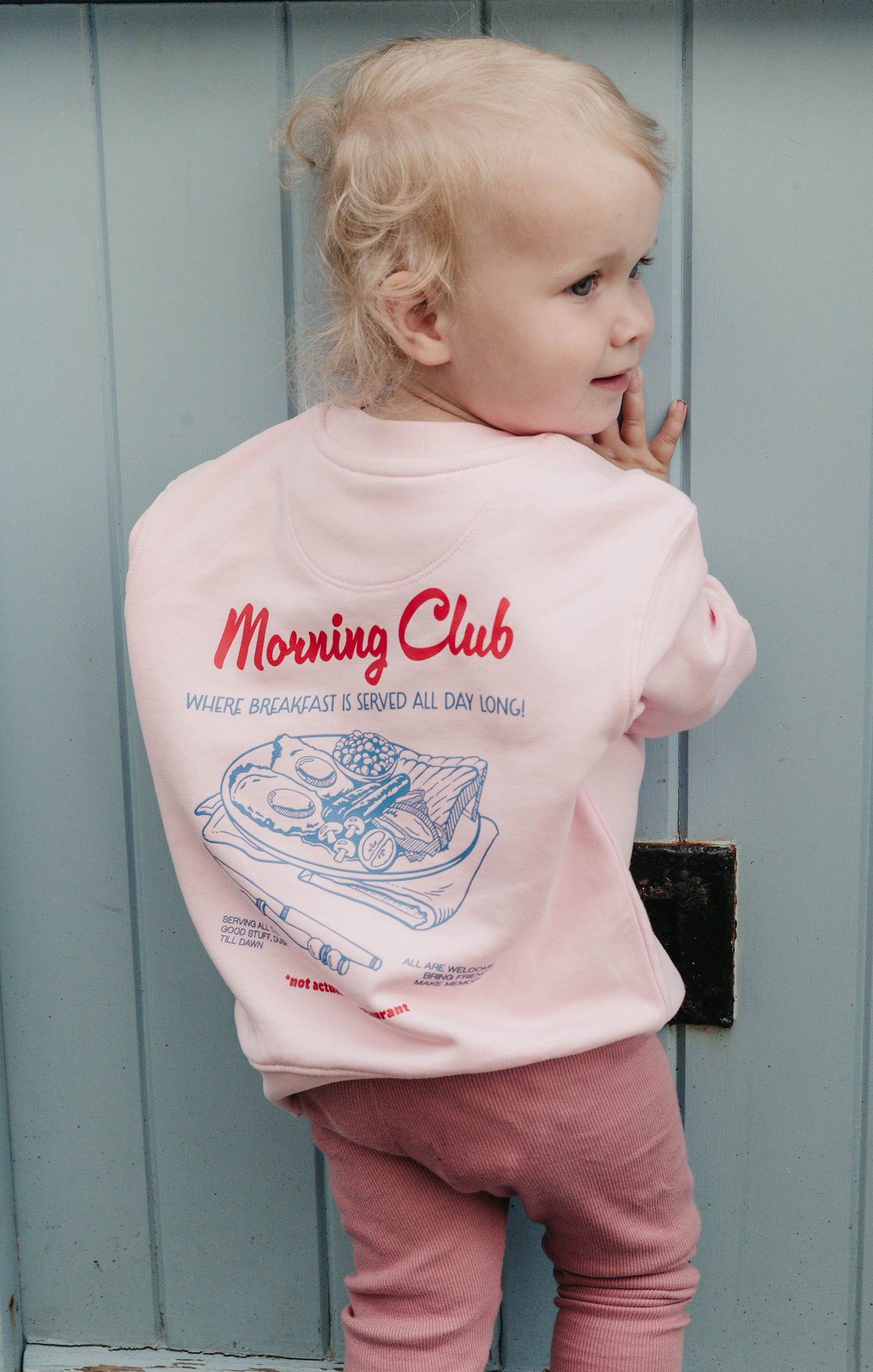 Breakfast Fry-Up Organic Cotton Childrens Sweatshirt