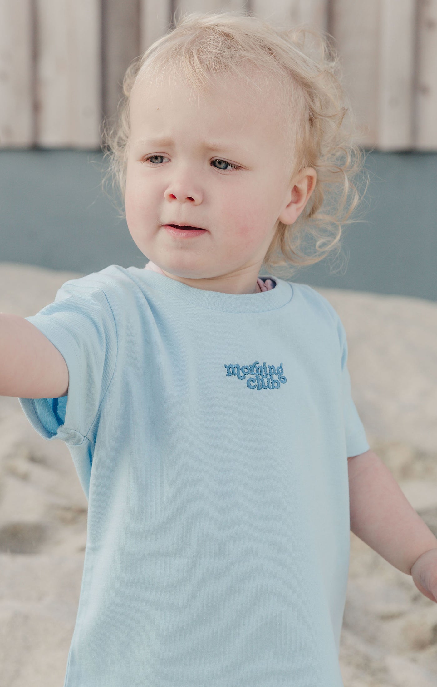 Essential Embroidered Organic Cotton Childrens T-Shirt