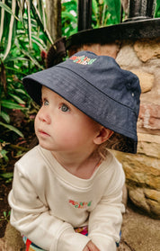 Essential Embroidered Childrens Bucket Hat