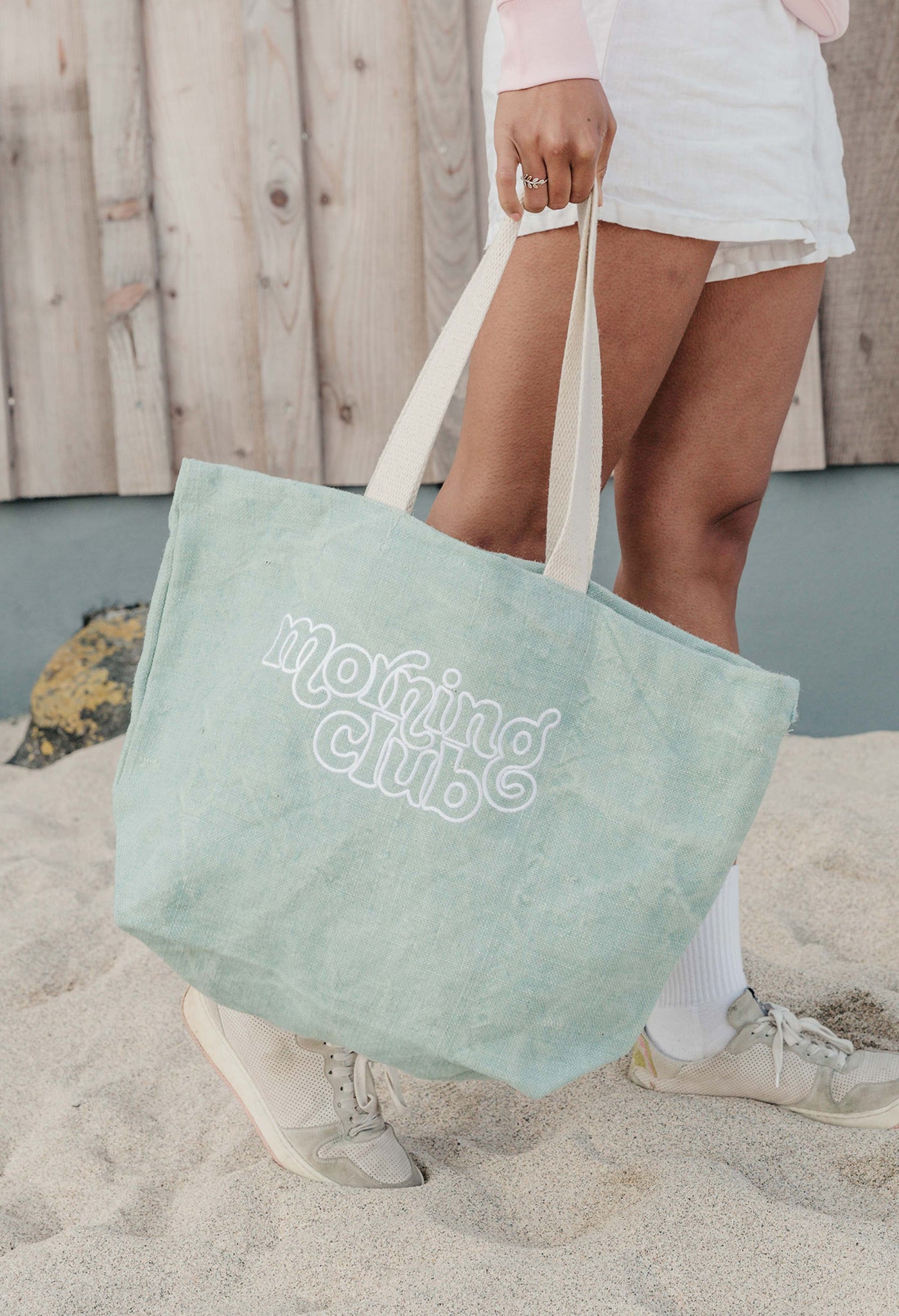 Essential Washed Jute Beach Bag