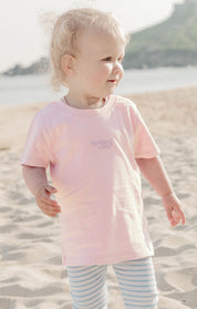 Essential Embroidered Organic Cotton Childrens T-Shirt