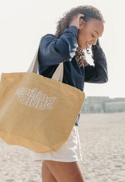 Essential Washed Jute Beach Bag