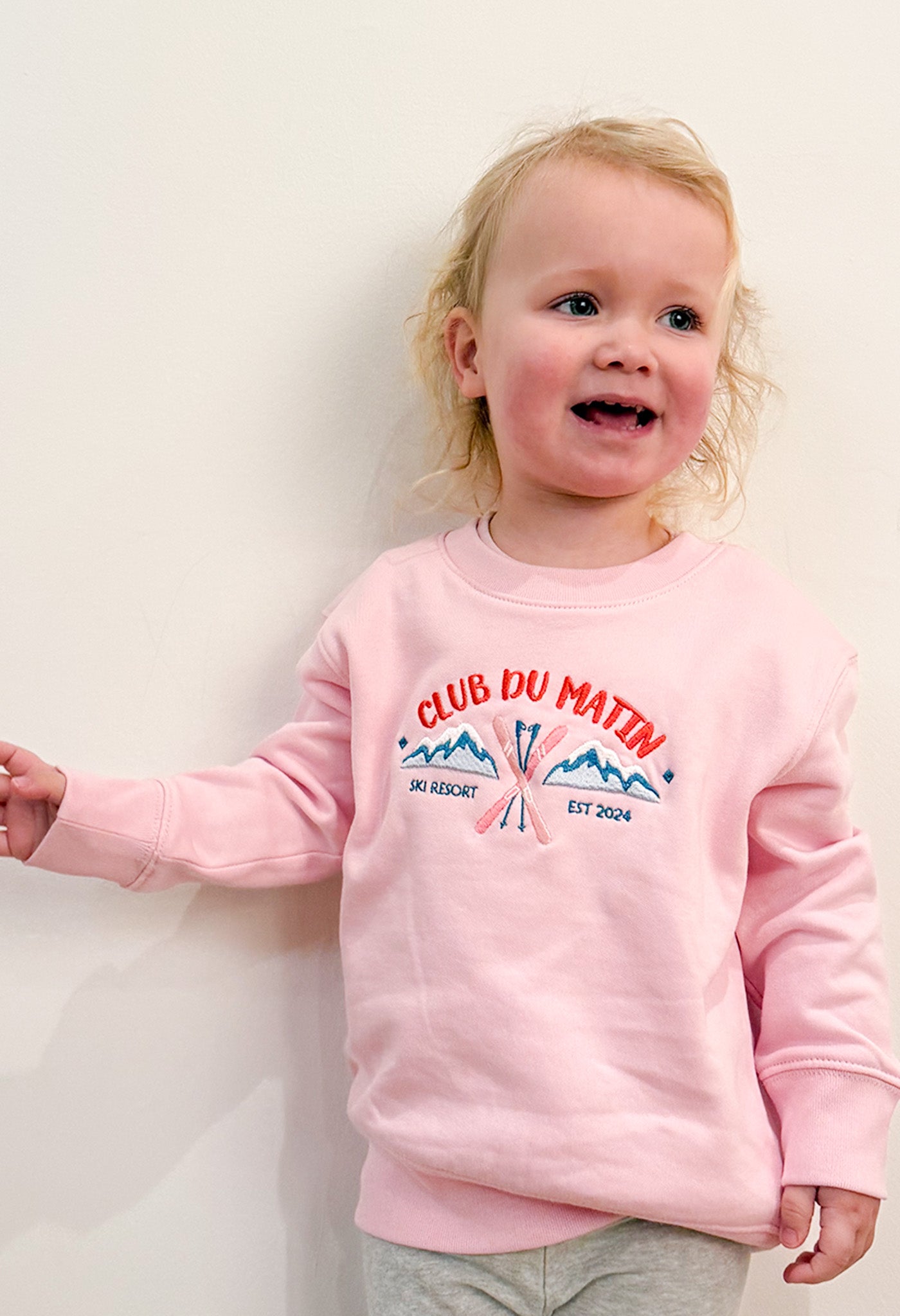 Ski Resort Organic Cotton Childrens Sweatshirt