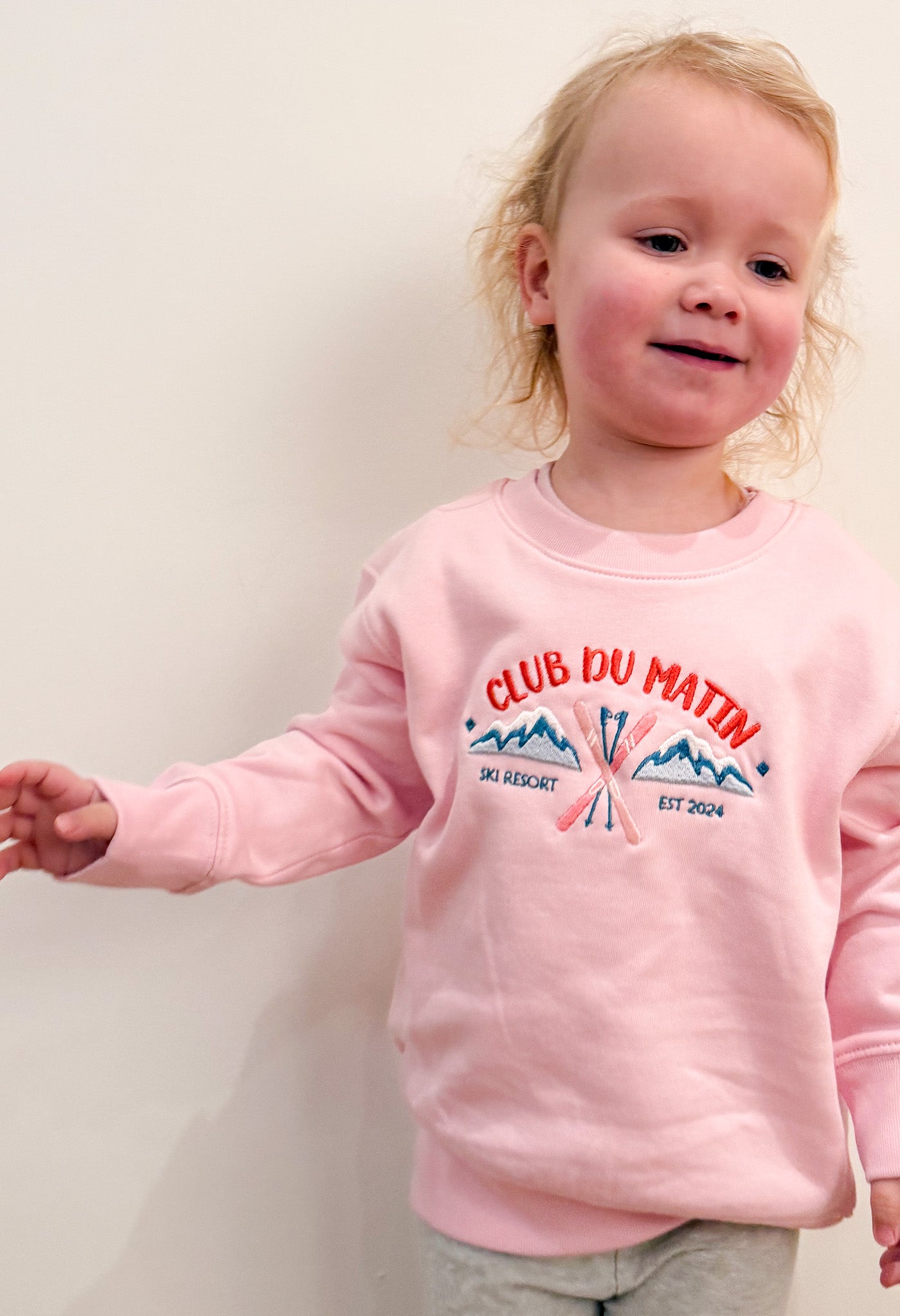 Ski Resort Organic Cotton Childrens Sweatshirt