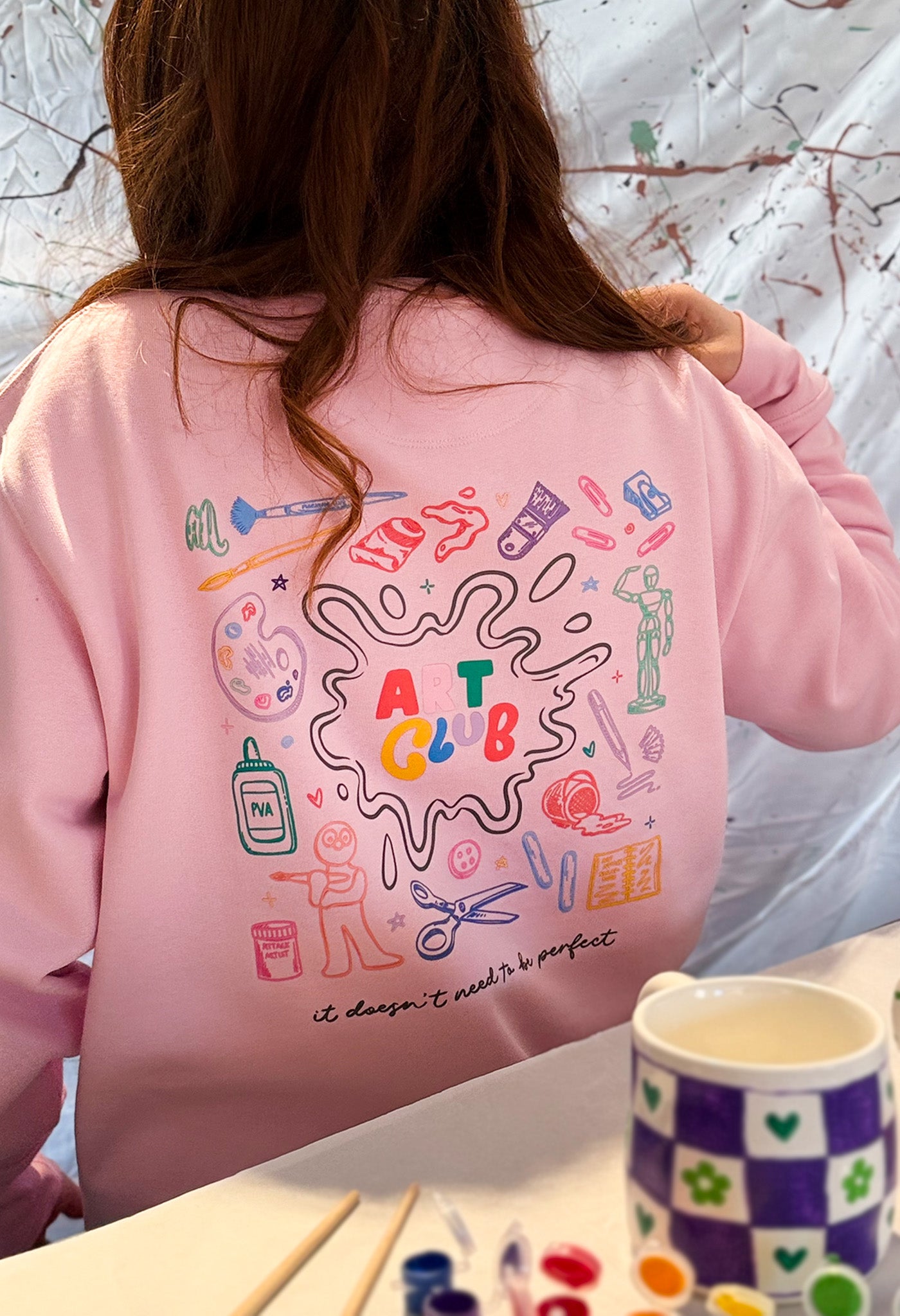 Art Club Organic Cotton Sweatshirt
