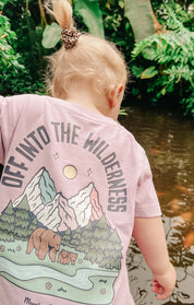 Into The Wilderness Organic Cotton Childrens T-Shirt