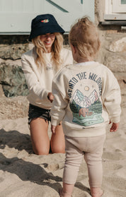 Into The Wilderness Organic Cotton Childrens Sweatshirt