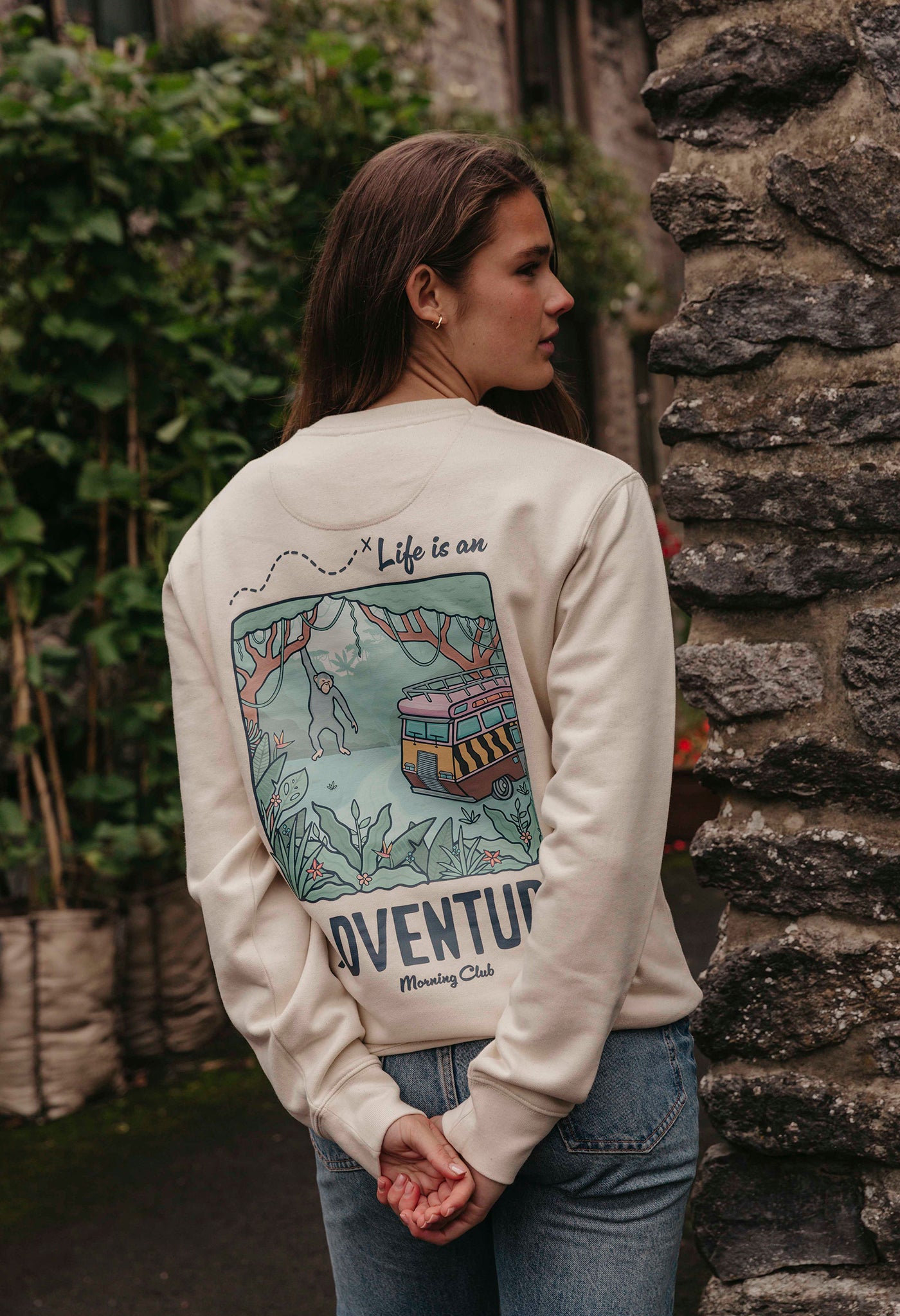 Life Is An Adventure Organic Cotton Sweatshirt