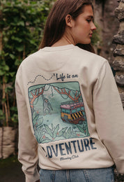 Life Is An Adventure Organic Cotton Sweatshirt