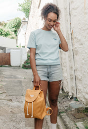 Essential Organic Cotton Canvas Mini Backpack