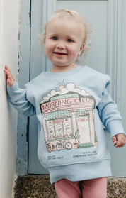 Morning Club Cafe Organic Cotton Childrens Sweatshirt