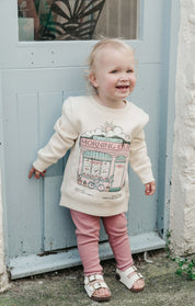 Morning Club Cafe Organic Cotton Childrens Sweatshirt