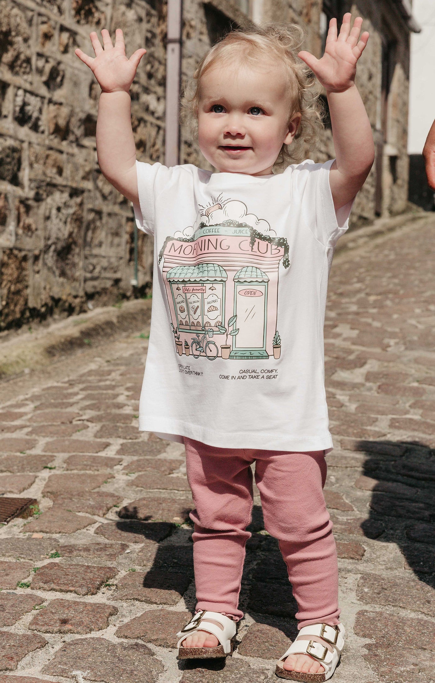 Morning Club Cafe Organic Cotton Childrens T-Shirt