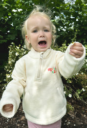 Essential Recycled Polyester Quarter Zip Childrens Fleece