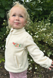 Essential Recycled Polyester Quarter Zip Childrens Fleece