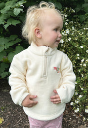 Essential Recycled Polyester Quarter Zip Childrens Fleece