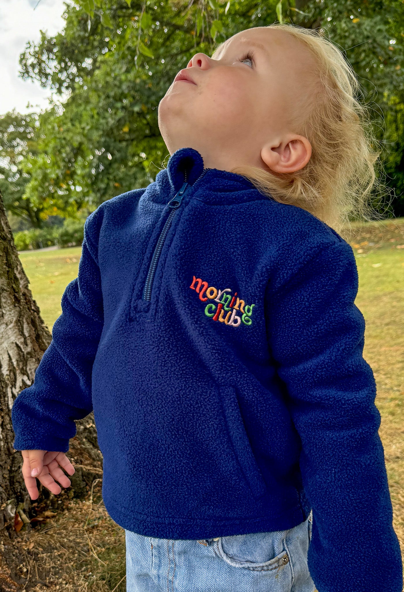 Essential Recycled Polyester Quarter Zip Childrens Fleece