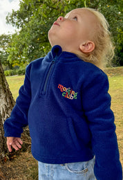 Essential Recycled Polyester Quarter Zip Childrens Fleece