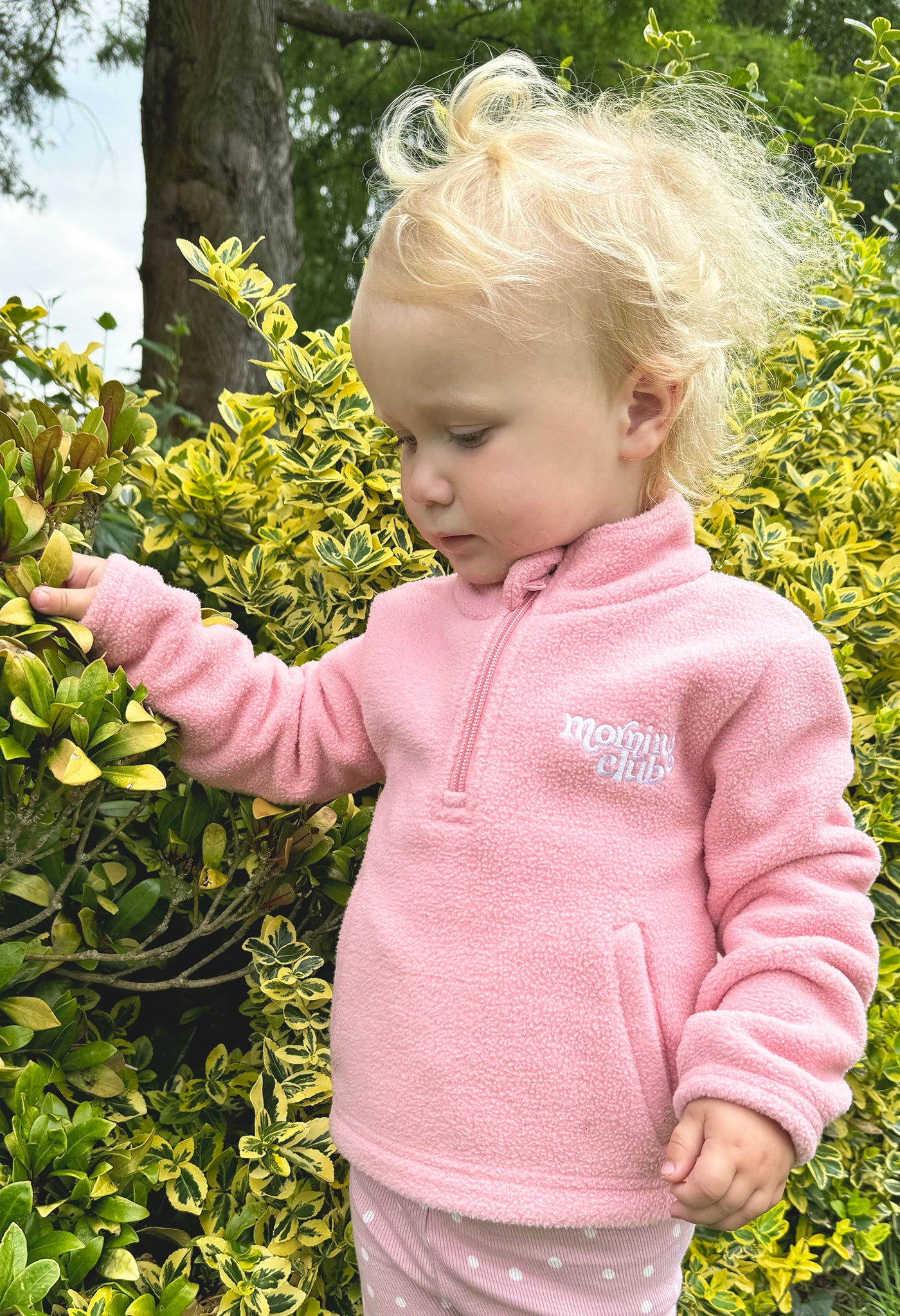 Essential Recycled Polyester Quarter Zip Childrens Fleece