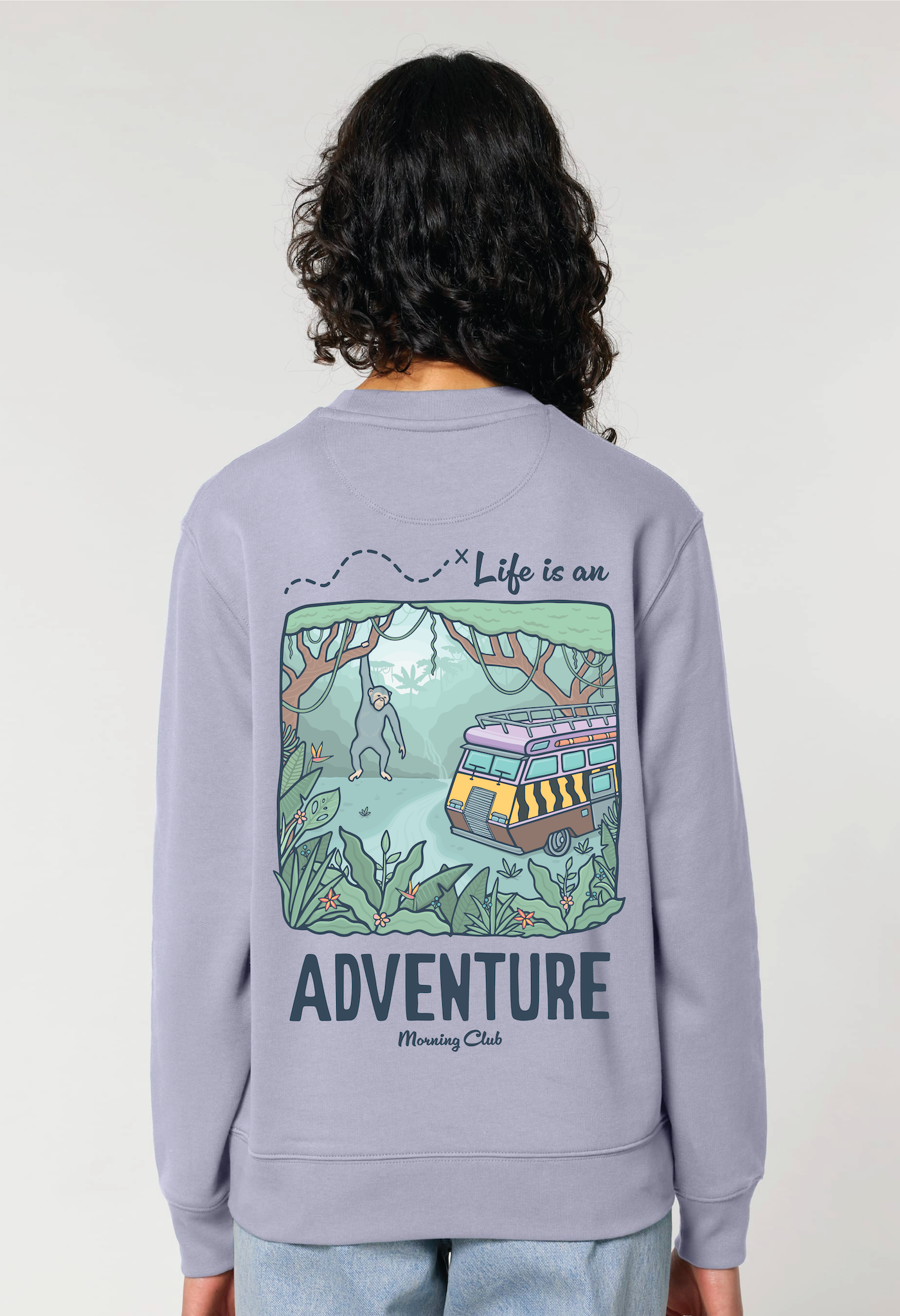 Life Is An Adventure Organic Cotton Sweatshirt