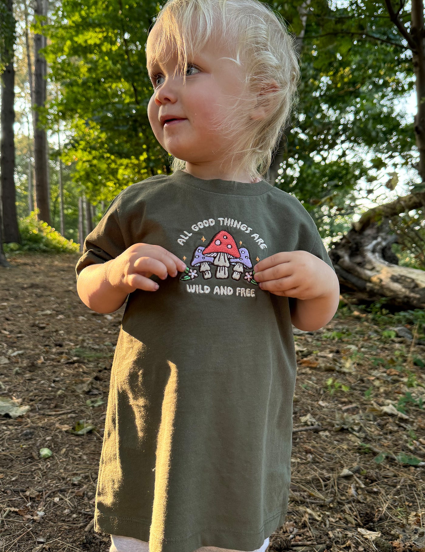 WildMushroomsChildrensKhakiT-Shirt3.jpg